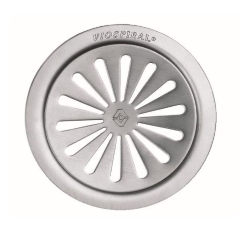 Σχάρα δαπέδου inox ασφαλείας viospiral στρόγγυλη