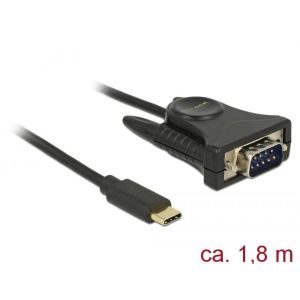 DELOCK Adapter USB Type-C σε Serial DB9 RS-232
