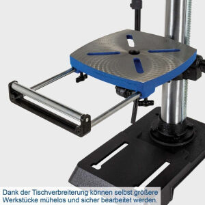 Δράπανο κολωνάτο πάγκου 550W 16mm με ρύθμιση στροφών DP18VARIO Scheppach