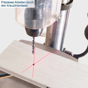 Δράπανο κολωνάτο πάγκου 550W 16mm με ρύθμιση στροφών DP18VARIO Scheppach