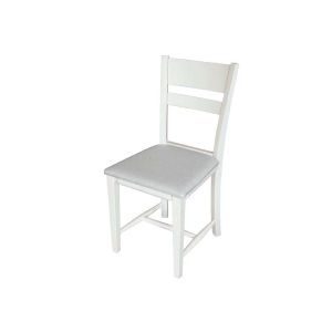 Καρέκλα Tomy με ύφασμα Λευκό