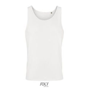Αμάνικο οργανικό T-shirt Crusader TT λευκό - 03980 SOL'S