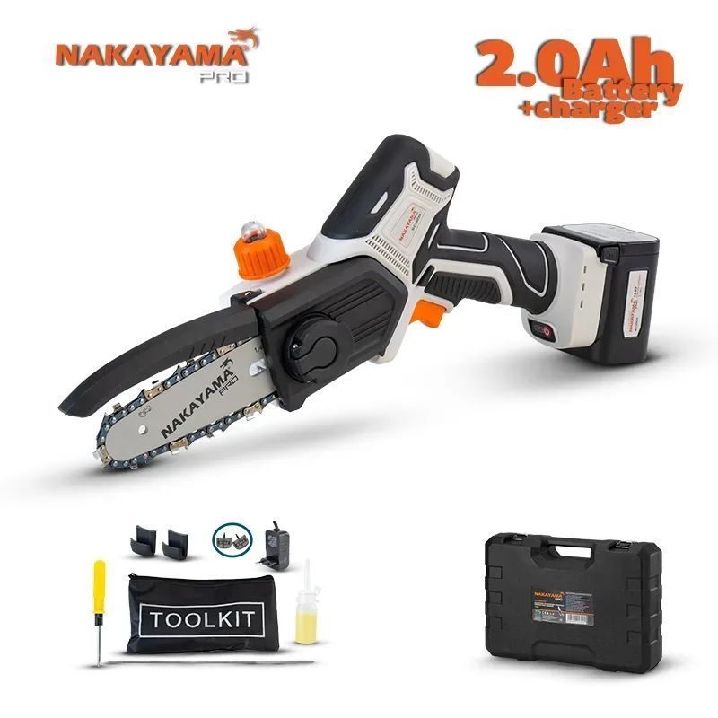ΚΛΑΔΕΥΤΙΚΟ ΑΛΥΣΟΠΡΙΟΝΟ ΜΠΑΤΑΡΙΑΣ 16.8V, BRUSHLESS, Li-Ion, ΛΑΜΑ 13cm, 880gr, ΑΛΥΣΙΔΑ 1/4" 1. 32Link EC1500 NAKAYAMA PRO