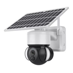 SECTEC smart ηλιακή κάμερα ST-S518M-3M με προβολείς