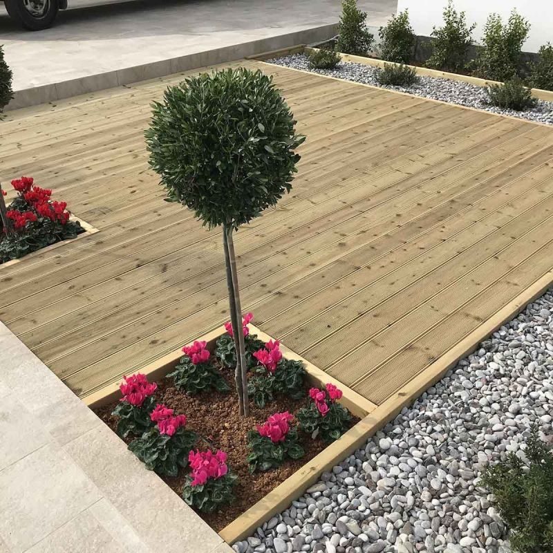 Τάβλα πατώματος / deck εμποτισμένη   2,1 x 12εκ. 2,1 x 12 x 360εκ. - Image 4