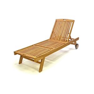 Ξαπλώστρα παραλίας teak Ξαπλώστρα TEAK 35(Υ) x 65 x 197εκ. - Image 4