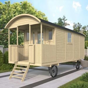 Ξύλινο βαγόνι κήπου Gupsy Ξύλινο σπίτι κήπου GUPSY 240x480x217εκ.  (περιλαμβάνει πάτωμα)