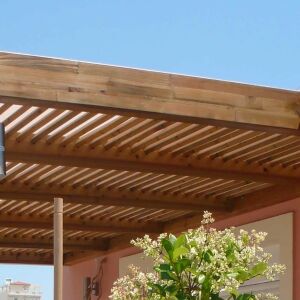 Πέργκολα με περσίδες απο τοίχο 5,8εκ 400 x 500εκ. - Image 2