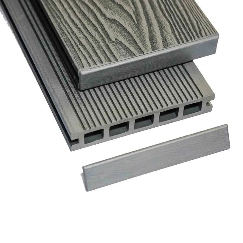 WPC τάβλα deck  2,5 x 14,6 x 390εκ. με νερά ξύλου - Image 3
