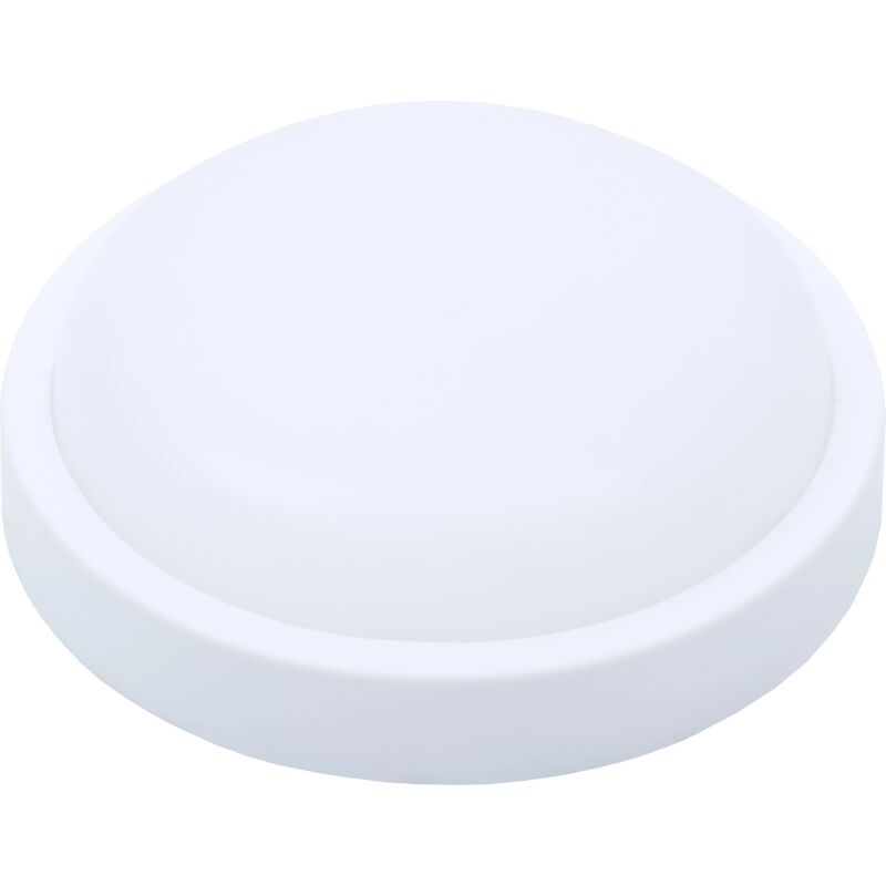 ΦΩΤΙΣΤΙΚΟ ΤΟΙΧΟΥ ΣΤΡΟΓΓΥΛΟ LED 18W Φ200x55 4000K IP54 ΜΑΥΡΟ