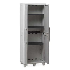 Ντουλάπα πλαστική ψηλή με 3 ράφια Urban - Image 2