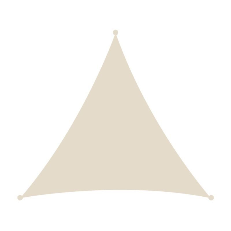 Τρίγωνο πανί σκίασης 230gsm 5x5x5μ. Άμμου - Image 3