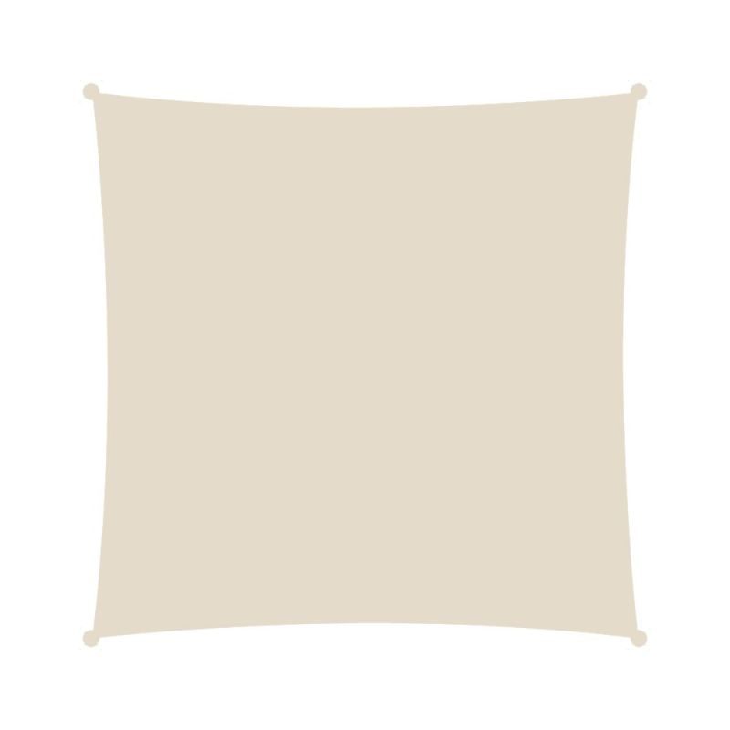 Τετράγωνο πανί σκίασης 230gsm 3,6x3,6μ. Εκρού - Image 4