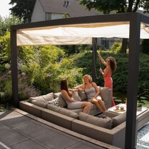 Στόρι εξωτερικού χώρoυ εκρού 240(Υ) x 248εκ. | εκρού - Image 4