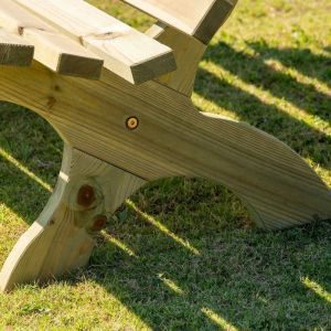 Παγκάκι κήπου Ξύλινο παγκάκι κήπου 85 x 180εκ. - Image 4