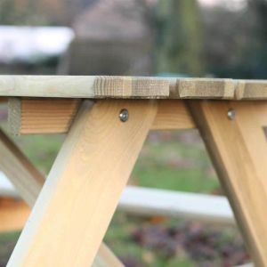 Ξύλινο παιδικό τραπέζι - πάγκος 119εκ. 119 x 117εκ. - Image 3