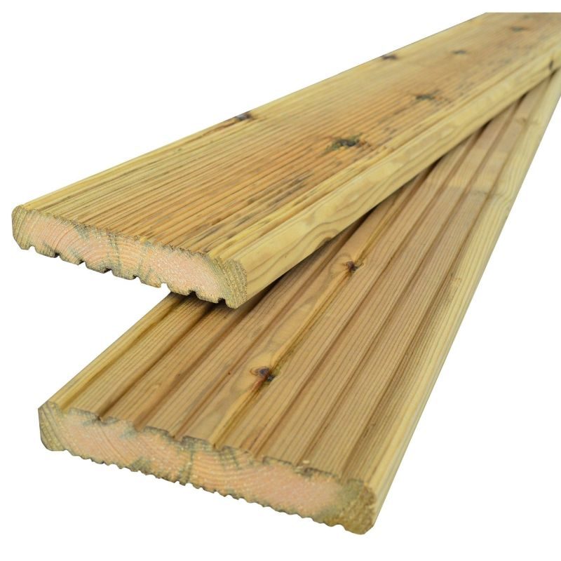 Τάβλα πατώματος / deck εμποτισμένη   2,1 x 12εκ. 2,1 x 12 x 360εκ. - Image 2