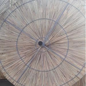 Ομπρέλα παραλίας με καλαμάκι ολόκληρο Φ230εκ. - Image 3