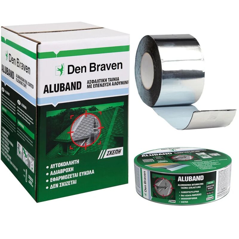 ΜΟΝΩΤΙΚΑ ALUBAND 20CM ΡΟΛΑ 10Μ ΑΛΟΥΜΙΝΙΟ