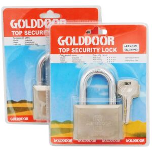 ΛΟΥΚΕΤΑ GOLDDOOR 036-60 ΧΑΛΥΒΔΙΝΑ ΜΕ ΚΛΕΙΔΙΑ ΑΣΦΑΛΕΙΑΣ BLISTER