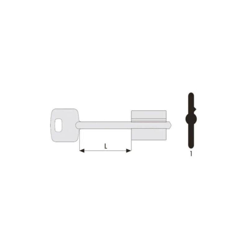 ΚΛΕΙΔΙΑ ΧΡΗΜΑΤΟΚΙΒΩΤΙΩΝ CISA 120 ΓΙΑ 57115-57175 ΜΕΓΑΛΑ