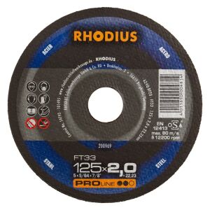 ΤΡΟΧΟΙ RHODIUS FT33 ΣΙΔΗΡΟΥ 180Χ2