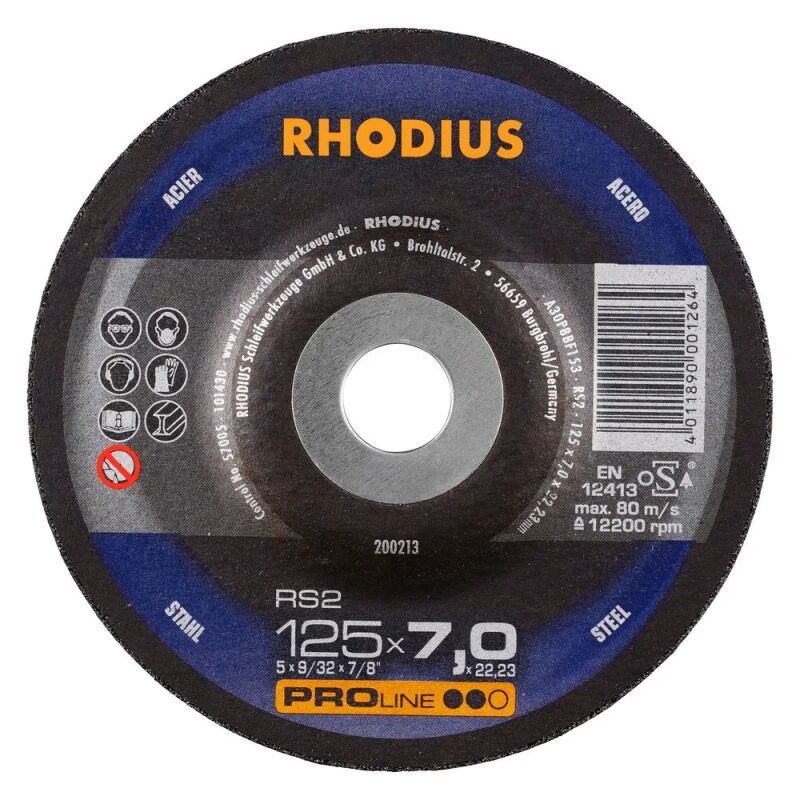 ΤΡΟΧΟΙ RHODIUS RS2 180Χ7 ΣΙΔΗΡΟΥ