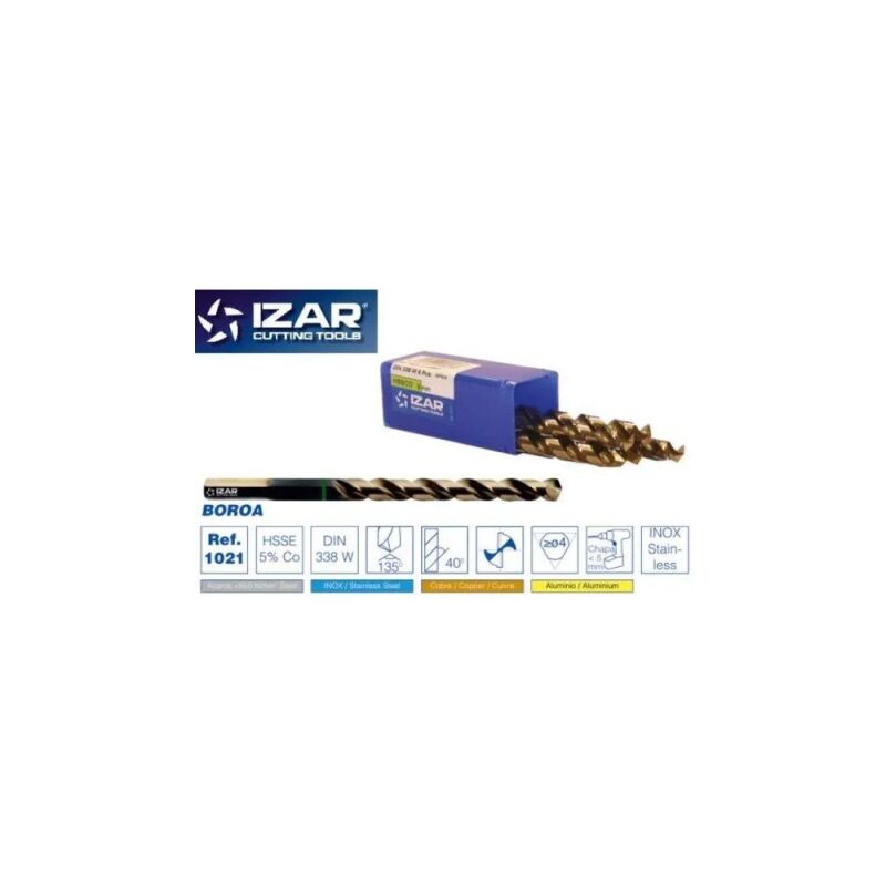 ΤΡΥΠΑΝΙΑ IZAR DIN338-W INOX 9