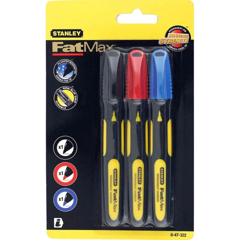 ΜΑΡΚΑΔΟΡΟΙ STANLEY 0-47-322 3 ΤΕΜ