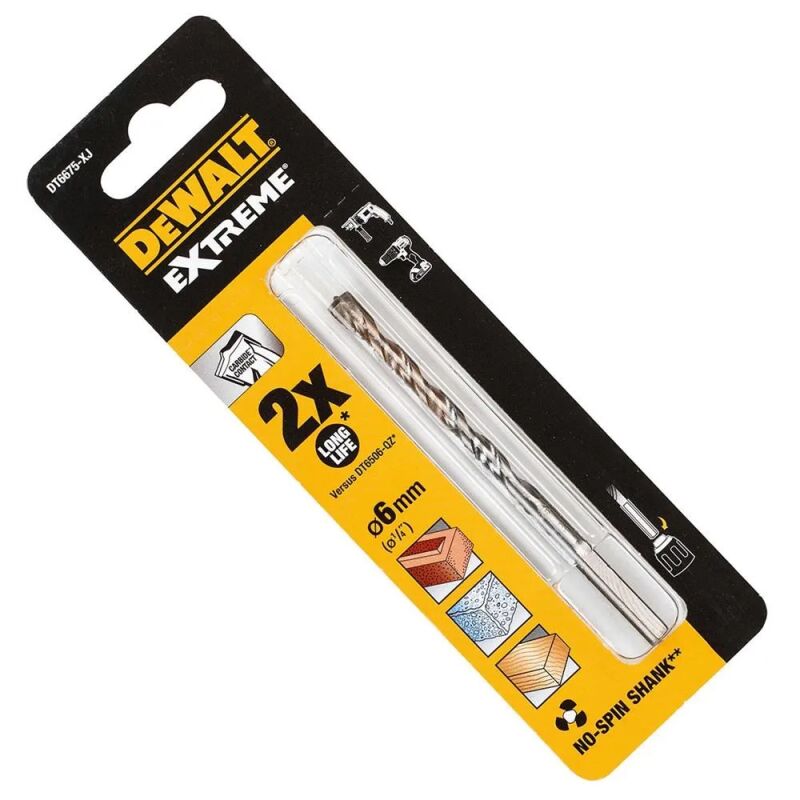ΤΡΥΠΑΝΙΑ DEWALT DT6675 EXTREME 6Χ100mm