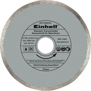 ΔΙΑΜΑΝΤΟΔΙΣΚΟΙ EINHELL 49795850 180x25,4mm