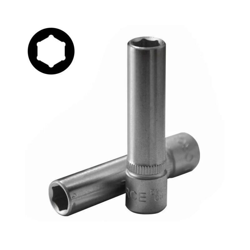 ΚΑΡΥΔΑΚΙΑ FORCE 5255008 1/4" 8ΜΜ ΜΑΚΡΥ