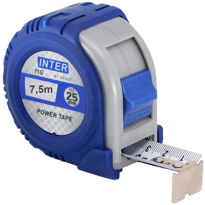 ΜΕΤΡΑ INTER 8ZCR757525 7,5m X 25mm ΜΠΛΕ