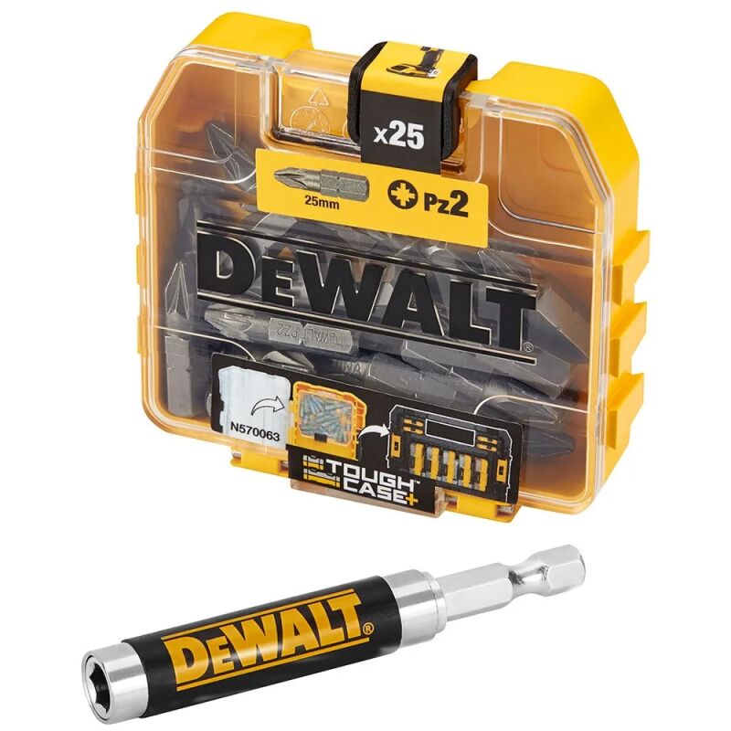ΜΥΤΕΣ DEWALT DT71560 PZD 2X25 ΜΕ ΑΝΤΑΠΤΟΡΑ, ΣΕΤ 25ΤΕΜ