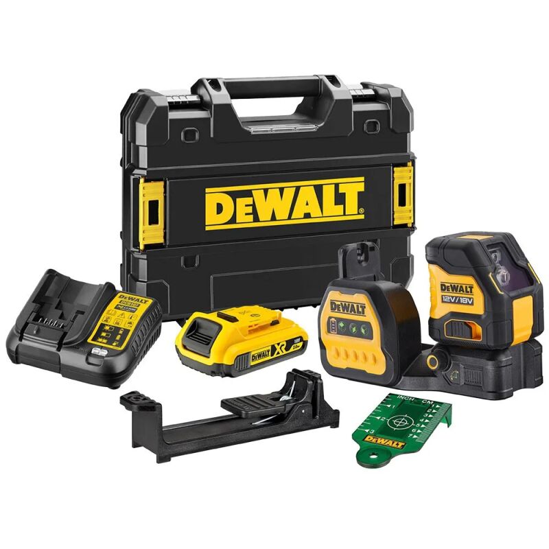ΑΛΦΑΔΙΑ  LASER DEWALT DCE088D1G18 12/18V ΠΡΑΣΙΝΗΣ ΔΕΣΜΗΣ