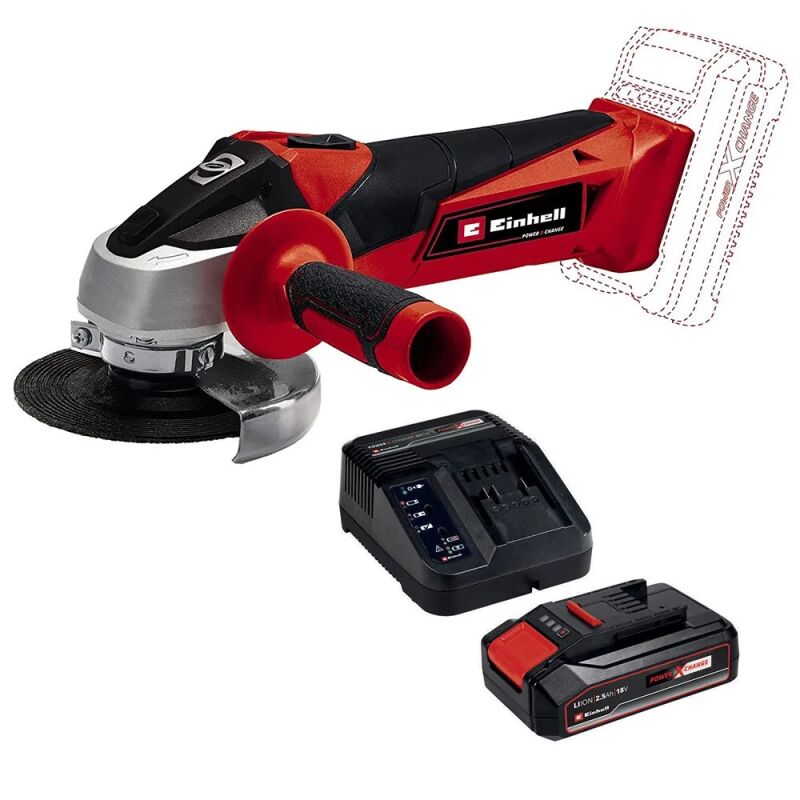 ΤΡΟΧΟΙ EINHELL 4431130  +  4512097 ΣΕΤ ΦΟΡΤΙΣΤΗΣ & 1x2,5Ah ΜΠΑΤΑΡΙΑ