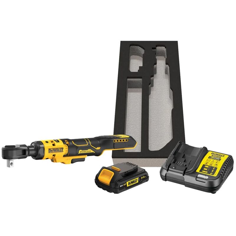 ΚΑΣΤΑΝΙΕΣ DEWALT DCF512D1G 18V 1/2" 1x2.0Ah 95Nm BRUSHLESS ΜΕ ΒΑΣΗ