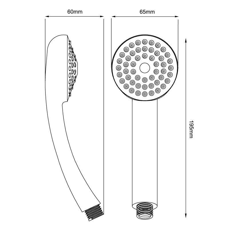 Τηλέφωνο μπάνιου αυτοκαθαριζόμενο Perfeta Viospiral - Image 2