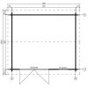 Ξύλινο σπίτι Φαίδρα 370 x 320cm Ξύλινο σπίτι Φαίδρα 370 x 320cm