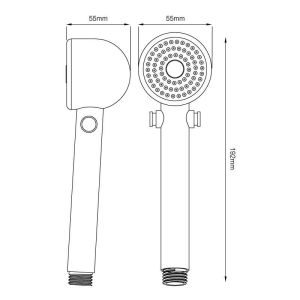 Τηλέφωνο μπάνιου ρομπότ Azzura Viospiral - Image 2