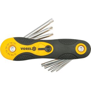 ΚΛΕΙΔΙΑ ΣΕΤ TORX  ΣΟΥΓΙΑ 8ΤΜΧ  T9-T40 CRV 56507 VOREL