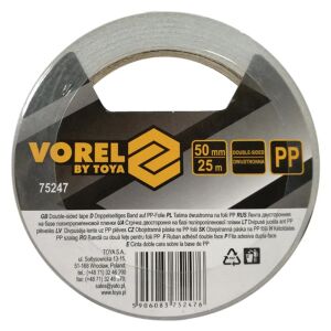ΤΑΙΝΙΑ ΔΙΠΛΗΣ ΟΨΗΣ PP   - 10M-ΜΗΚΟΣ VOREL