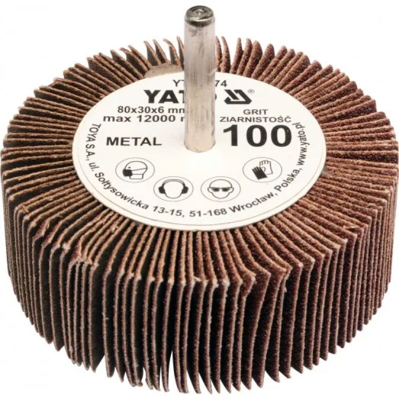 ΣΜΥΡΙΔΟΠΑΝΟ - ΑΞΟΝΑΚΙ Ø80 - 120-GRIT YATO