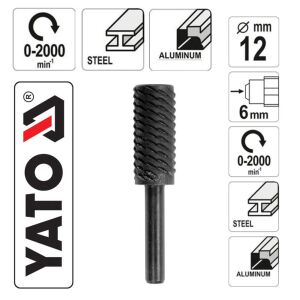 ΡΑΣΠΑ ΜΕΤΑΛΛΟΥ ΚΥΛΙΝΔΡΙΚΗ 12mm YT-61702