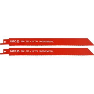ΛΑΜΕΣ ΣΠΑΘΟΣΕΓΑΣ BIM 225MM 10TPI ΣΕΤ 2 ΤΜΧ YT-33933