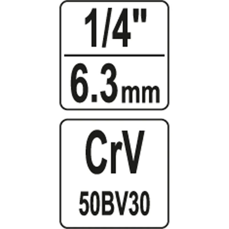 ΛΑΒΗ ΓΙΑ ΚΑΡΥΔΑΚΙ 1/4" YT-1427 - Image 2