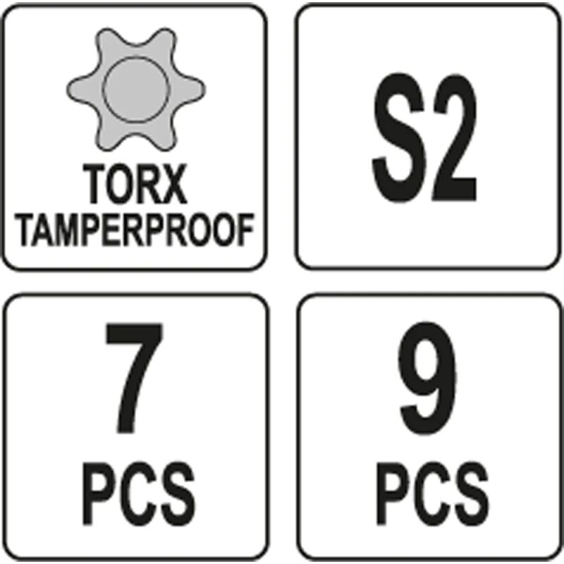 ΣΕΤ TORX 7ΤΜΧ. YT-0562 - Image 2