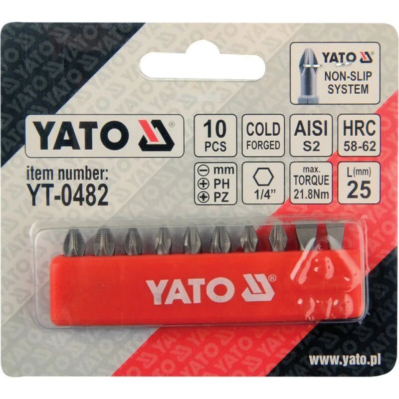 ΜYTΕΣ ΣΕΤ 10 ΤΕΜ 25ΜΜ YT-0482 - Image 2