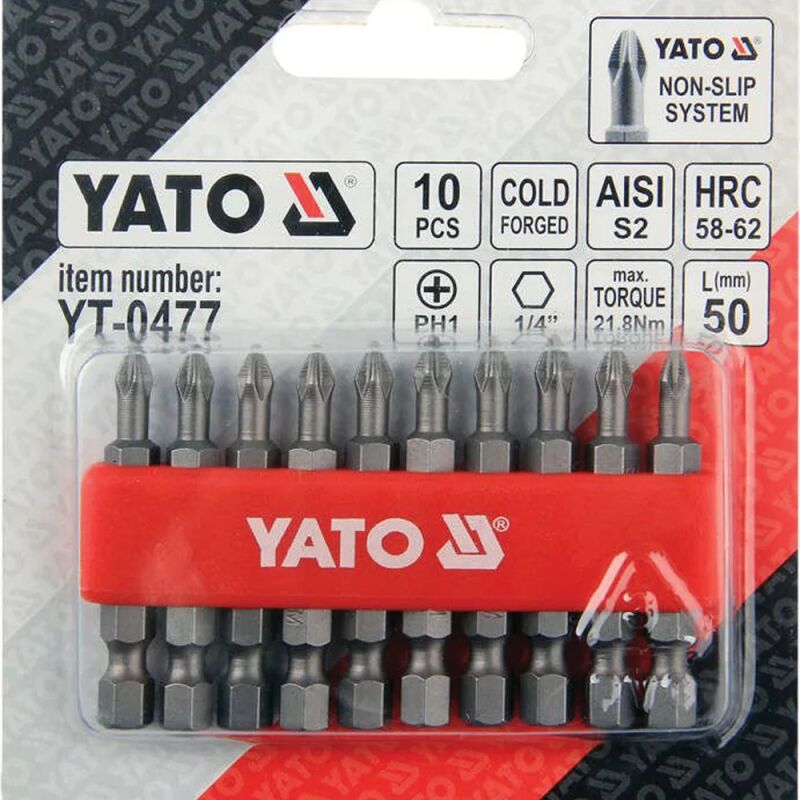 ΜYTΕΣ ΣΕΤ 10ΤΜΧ PH1X50MM S2 YT-0477 - Image 2