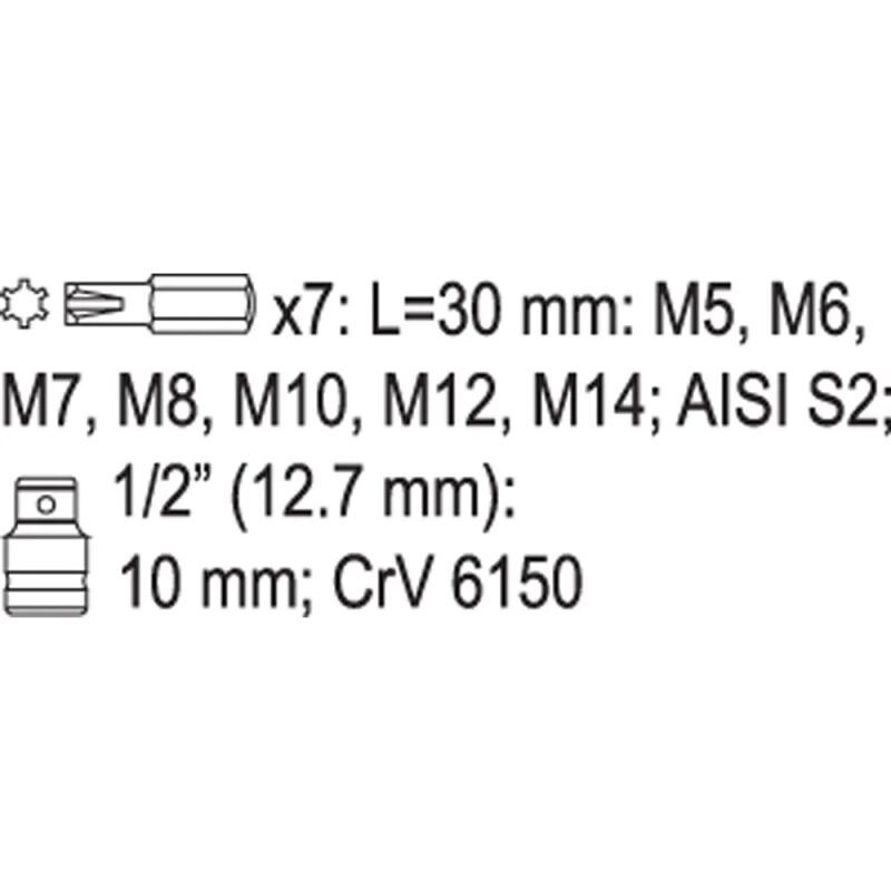 ΜYTΕΣ RIBE ΣΕΤ 8 ΤΜΧ YT-0418 - Image 2